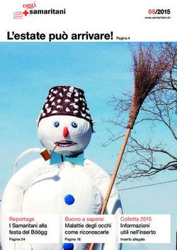 L'estate può arrivare! Pagina 4 05/2015 - Samariter