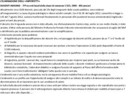 L'ELIMINAZIONE DEGLI "IMPERFETTI" - Cobas Scuola