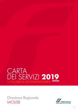 CARTA DEI SERVIZI 2019 - Direzione Regionale MOLISE - Trenitalia