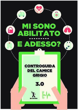 MI SONO ABILITATO E ADESSO? - 3.0 CONTROGUIDA DEL CAMICE GRIGIO - Produzioni dal Basso