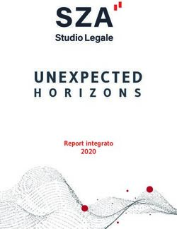 UNEXPECTED Report integrato 2020 - SZA Studio Legale