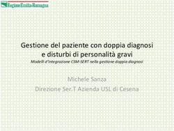 Gestione del paziente con doppia diagnosi e disturbi di personalità gravi - Michele Sanza Direzione Ser.T Azienda USL di Cesena