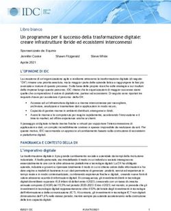 Creare infrastrutture ibride ed ecosistemi interconnessi Un programma per il successo della trasformazione digitale: Equinix
