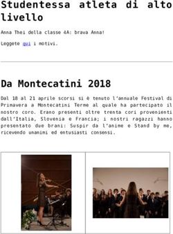 Studentessa atleta di alto livello