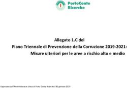 Allegato 1.C del Piano Triennale di Prevenzione della Corruzione 2019-2021: Misure ulteriori per le aree a rischio alto e medio