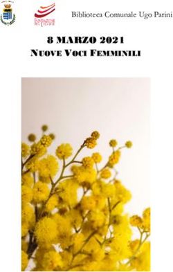 8 MARZO 2021 NUOVE VOCI FEMMINILI - Biblioteca Comunale Ugo Parini - Biblioteca di Corbetta