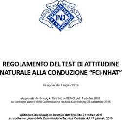 REGOLAMENTO DEL TEST DI ATTITUDINE NATURALE ALLA CONDUZIONE "FCI-NHAT"