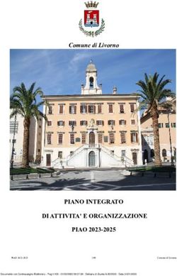 PIANO INTEGRATO DI ATTIVITA' E ORGANIZZAZIONE PIAO 2023-2025 - Comune di Livorno