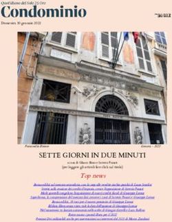 SETTE GIORNI IN DUE MINUTI - Quotidiano Condominio
