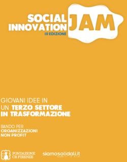 GIOVANI IDEE IN UN TERZO SETTORE IN TRASFORMAZIONE - BANDO PER ORGANIZZAZIONI NON PROFIT - Fondazione CR Firenze