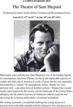 The Theatre of Sam Shepard - Accademia Nazionale d'Arte ...