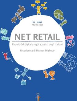 NET RETAIL Il ruolo del digitale negli acquisti degli italiani Una ricerca di Human Highway
