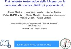 Trattamento Automatico della Lingua per la creazione di percorsi didattici personalizzati - Ital-IA