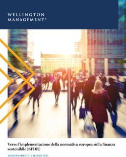 Verso l'implementazione della normativa europea sulla finanza sostenibile (SFDR) - Wellington Management Funds