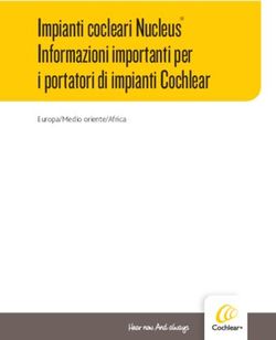 Impianti cocleari Nucleus Informazioni importanti per i portatori di impianti Cochlear - Europa/Medio oriente/Africa