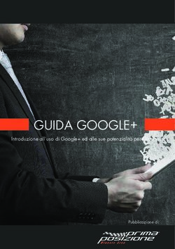 GUIDA GOOGLE+ Introduzione all'uso di Google+ ed alle sue potenzialit&agrave; per i business - Amazon AWS