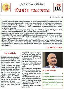 Dante racconta Società Dante Alighieri - Dante Alighieri Copenaghen