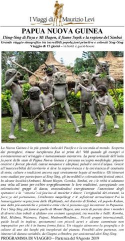 PAPUA NUOVA GUINEA - I Viaggi di Maurizio Levi