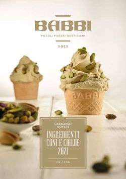 INGREDIENTI CONI E CIALDE 2021 - CATALOGO NOVIT&Agrave; ITA / ENG - Babbi