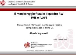 IVIE e IVAFE Il monitoraggio fiscale: Il quadro RW - Alessio Vagnarelli Prospettive di riforma del monitoraggio fiscale e - ODCEC Roma