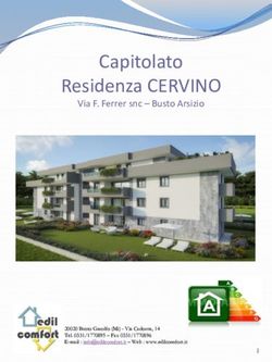 Capitolato Residenza CERVINO - Via F. Ferrer snc - Busto Arsizio - Edilcomfort
