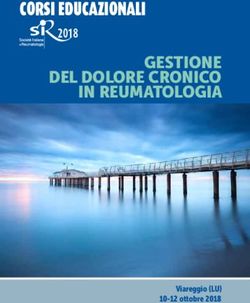 CORSI EDUCAZIONALI GESTIONE DEL DOLORE CRONICO IN REUMATOLOGIA - SIR Courses