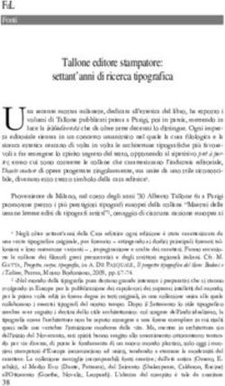 Tallone editore stampatore: settant'anni di ricerca tipografica - Fondazione Mondadori