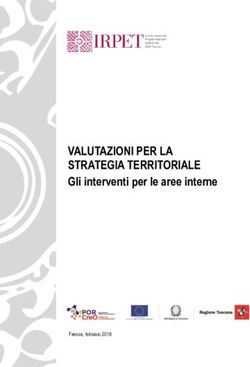 VALUTAZIONI PER LA STRATEGIA TERRITORIALE - Gli interventi per le aree interne