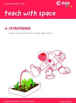 Teach with space ASTROFARMER - Lezioni sulle condizioni di crescita delle piante