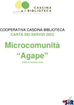 Microcomunit&agrave; "Agape" - CARTA DEI SERVIZI 2022 COOPERATIVA CASCINA BIBLIOTECA
