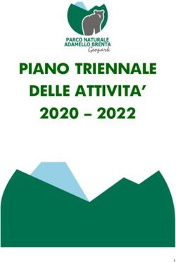 PIANO TRIENNALE DELLE ATTIVITA' - Parco Naturale ...
