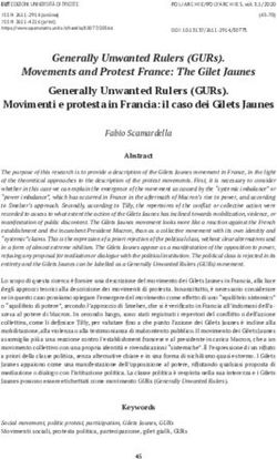 Generally Unwanted Rulers (GURs). Movements and Protest France: The Gilet Jaunes - OpenstarTs