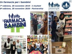 In farmacia per i bambini - 7a edizione, 20 novembre 2019 - I risultati 8a edizione, 20 novembre 2020 - Partnership