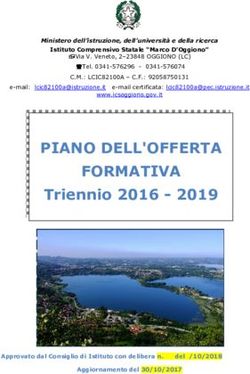 PIANO DELL'OFFERTA FORMATIVA - Triennio 2016 2019