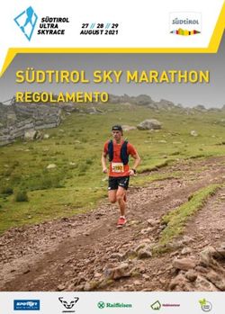 S&Uuml;DTIROL SKY MARATHON - REGOLAMENTO 27//28//29 AUGUST 2021 - S&uuml;dtirol Ultra Skyrace