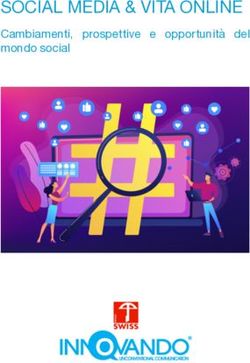 SOCIAL MEDIA & VITA ONLINE - Cambiamenti, prospettive e opportunità del mondo social