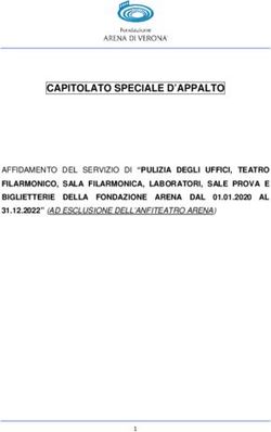 CAPITOLATO SPECIALE D'APPALTO - Fondazione Arena di ...