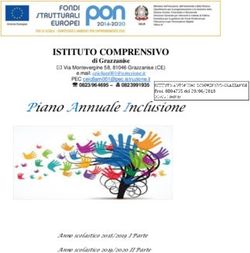 Piano Annuale Inclusione - ISTITUTO COMPRENSIVO