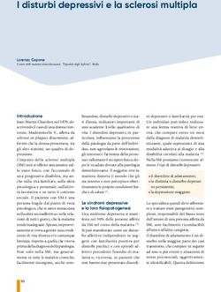 I disturbi depressivi e la sclerosi multipla - SMile