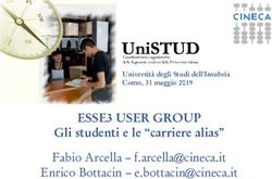 ESSE3 USER GROUP Gli studenti e le "carriere alias" - Fabio Arcella - Enrico Bottacin-UniSTUD