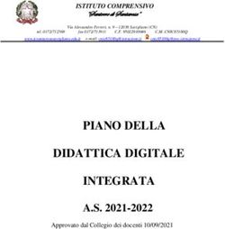 PIANO DELLA DIDATTICA DIGITALE INTEGRATA A.S. 2021-2022