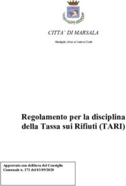 Regolamento per la disciplina della Tassa sui Rifiuti (TARI) - CITTA' DI MARSALA