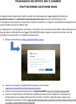 PASSAGGIO AD OFFICE 365 E CAMBIO PIATTAFORMA GESTIONE MAIL