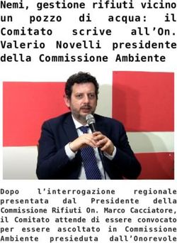 Nemi, gestione rifiuti vicino un pozzo di acqua: il all'On.