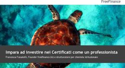 Impara ad investire nei Certificati come un professionista - Francesca Fossatelli, Founder freefinance.biz e strutturatore per clientela istituzionale