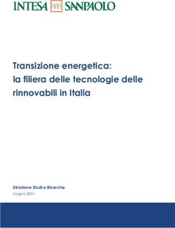 Transizione energetica: la filiera delle tecnologie delle rinnovabili in Italia - Direzione Studi e Ricerche - Gruppo ...