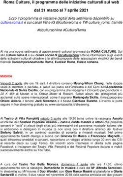 Roma Culture, il programma delle iniziative culturali sul web dal 31 marzo al 7 aprile 2021