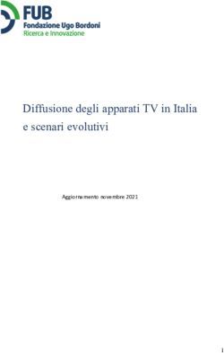 Diffusione degli apparati TV in Italia e scenari evolutivi