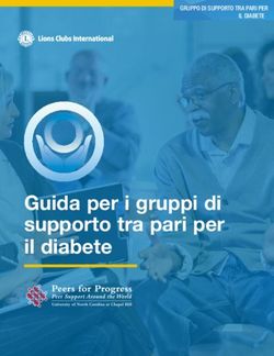 Guida Per I Gruppi Di Supporto Tra Pari Per Il Diabete - GRUPPO DI ...