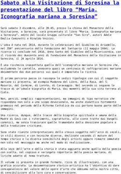Sabato alla Visitazione di Soresina la presentazione del libro "Maria. Iconografia mariana a Soresina"